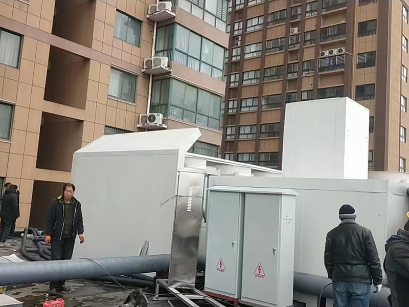 南阳政府政务服务中心热泵机组降噪项目