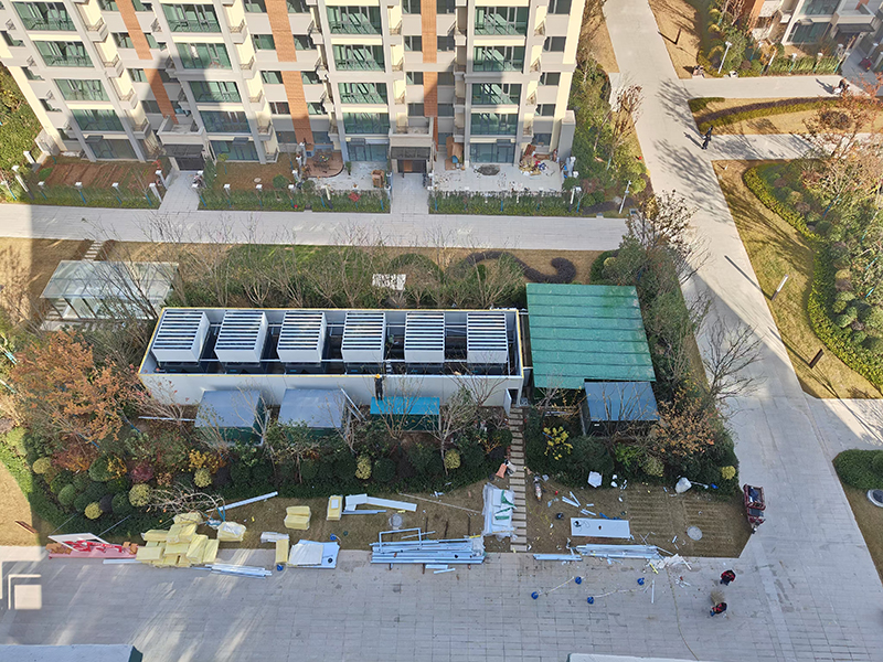 洛阳天祥林语溪岸热泵机组降噪