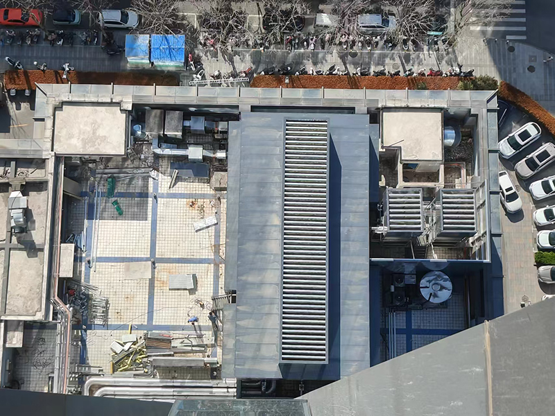 北京山谷地下室水泵机组，螺杆机组降噪工程8