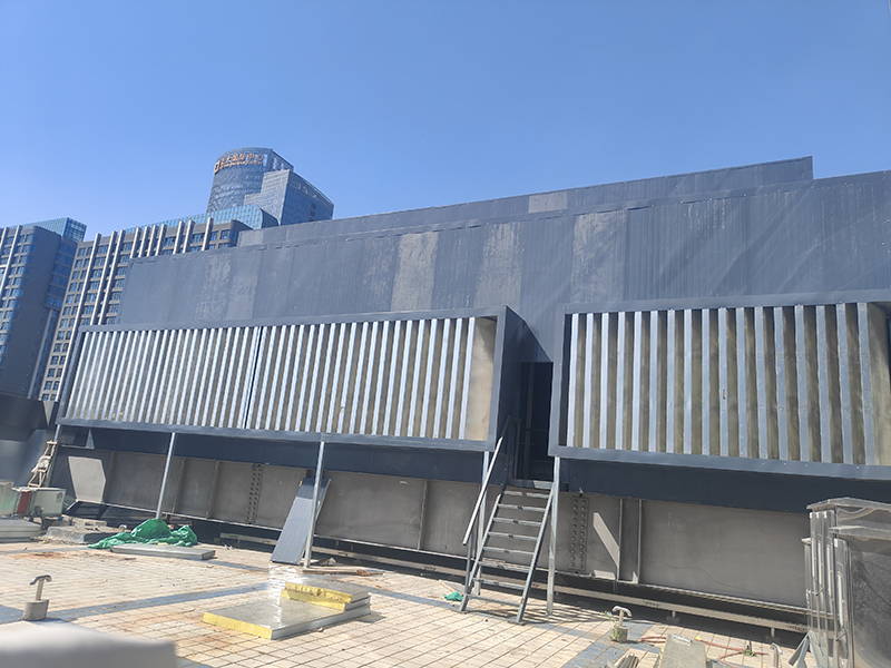 北京山谷地下室水泵机组，螺杆机组降噪工程7