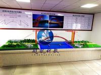 四川岷江大桥沙盘整体施工模型