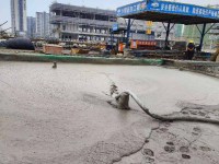发泡混凝土施工现场
