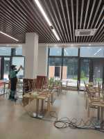 南沙区创新大厦食堂施工现场无码-cc8b92a4dfc9a2c64dc4b378c2b02c2