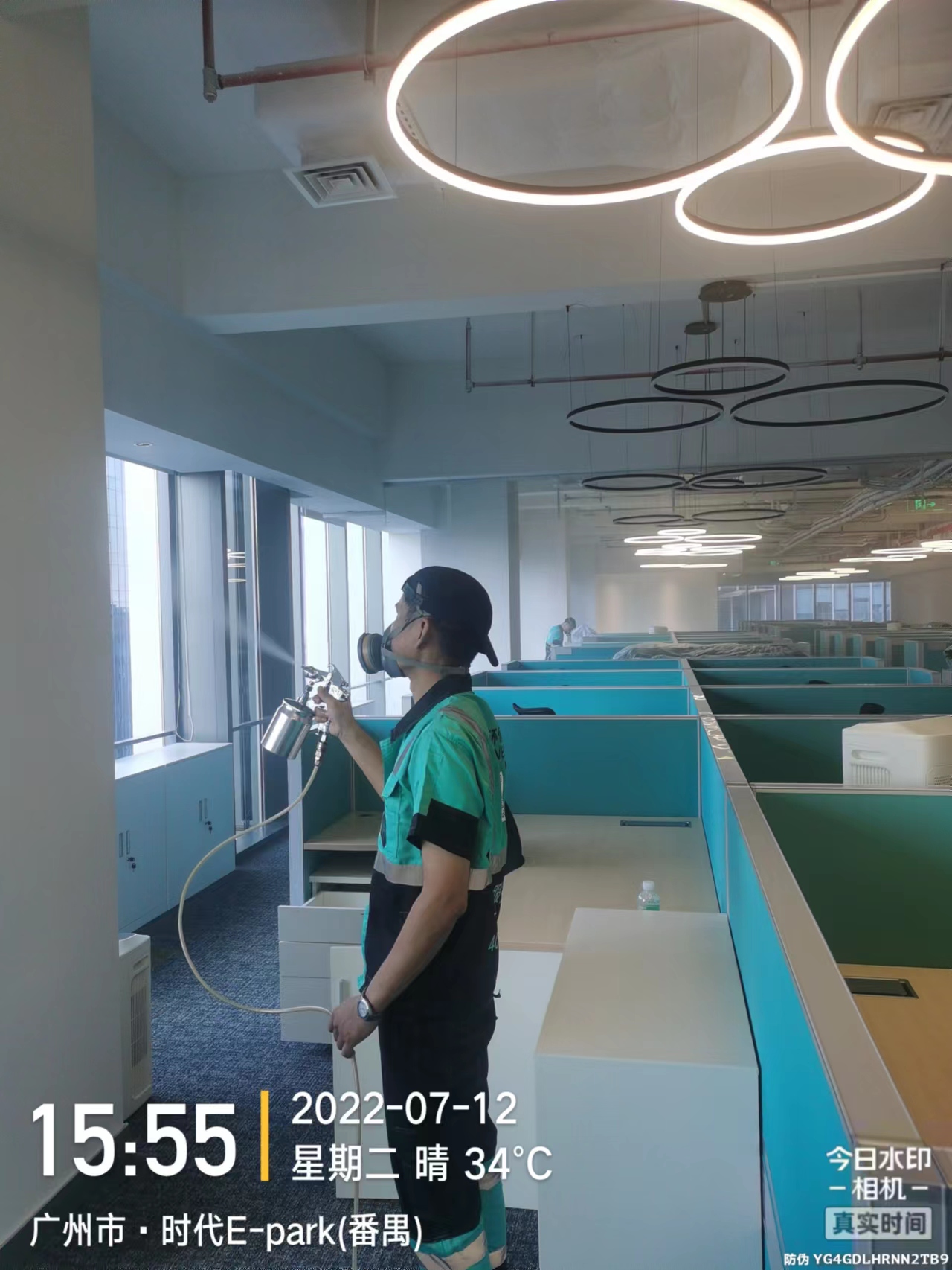 番禺区，农业银行研发中心除甲醛施工现场有码-575a8369d27e6294e8a6e1065be25a0