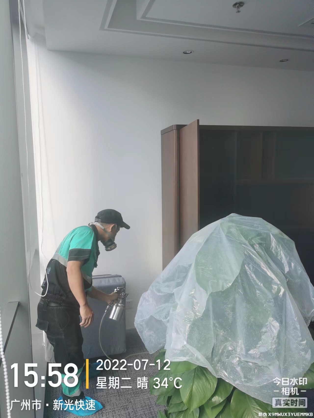 番禺区，农业银行研发中心除甲醛施工现场有码-d6852cd202db3da4aae98248d9d969c