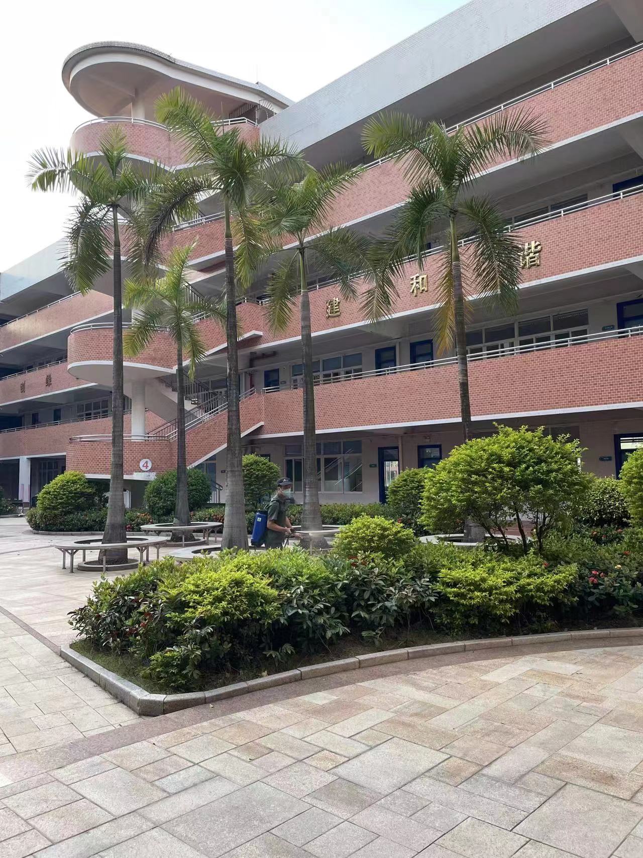 广州市番禺区金海岸实验学校除四害现场无码-c0acc54f7ea8fcfaa8c85eeab9cff10