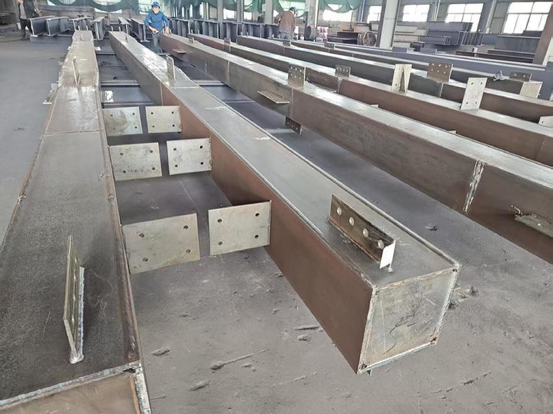 箱型钢柱抛丸处理