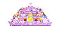 1.兔子充气城堡