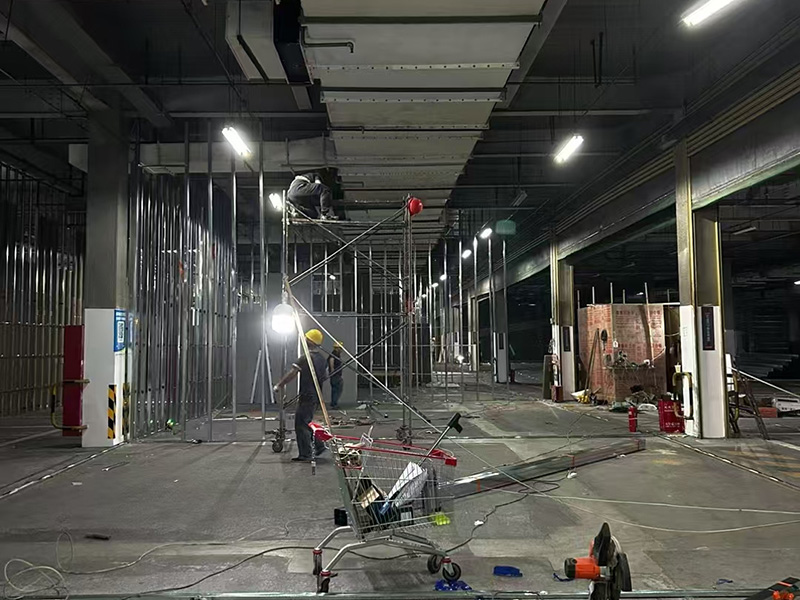 3000平方直播基地消防工程施工1