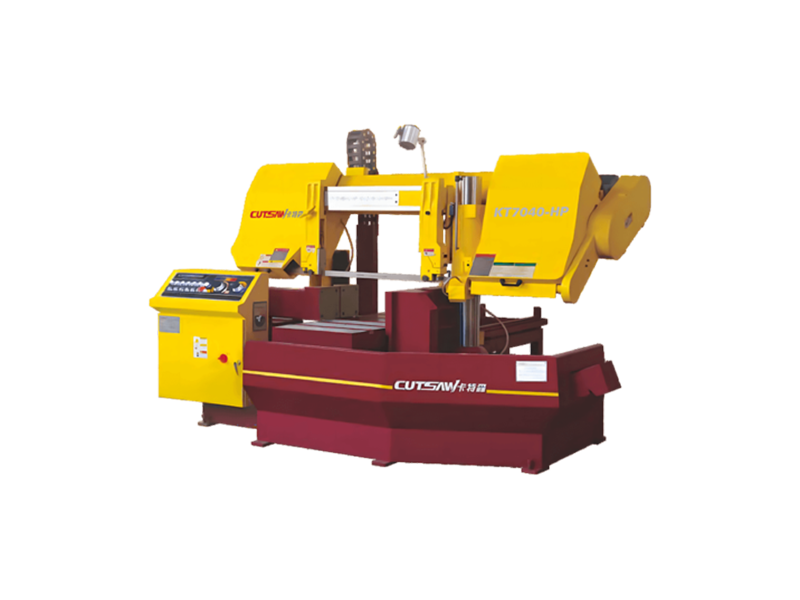 KT7040-HPCE液压双柱半自动金属带锯床