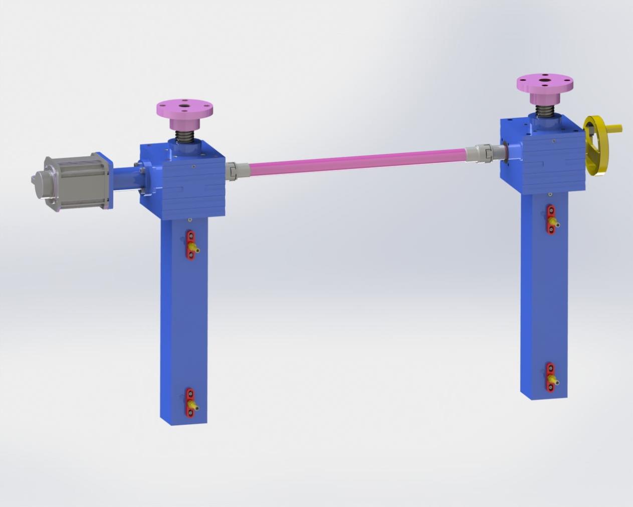 丝杆升降机两台联动