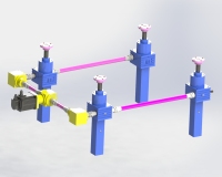 多台联动-4台联动H型滚珠丝杆移动