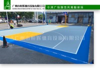 今洲广场弹性丙烯酸球场-1