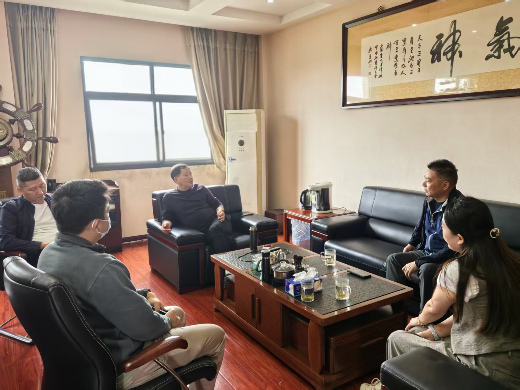      越达顺工贸黄董事长到访我司 双方共探多领域合作新机遇