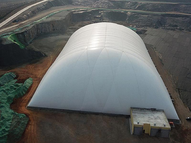 工业充气膜结构棚