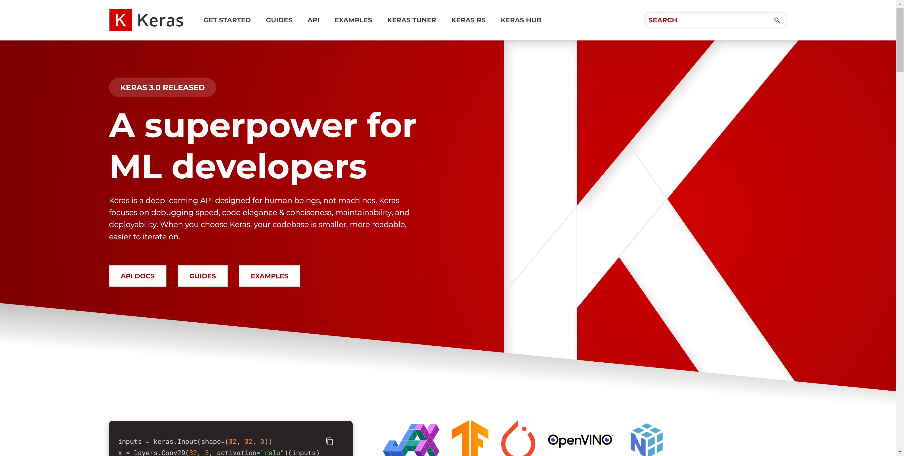 Keras logo