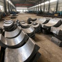 磨辊头衬板处理