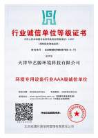 行业诚信单位等级证书