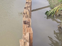 东莞华阳钢板桩河堤施工-9