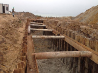 广西北海银滩管道施工-2