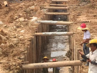 广西银滩钢板桩施工