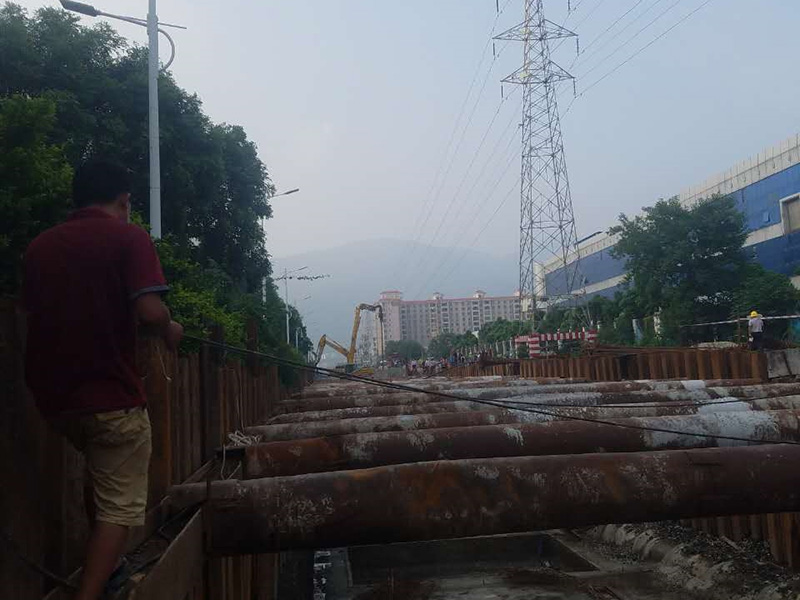 广州钢板桩箱涵施工-6