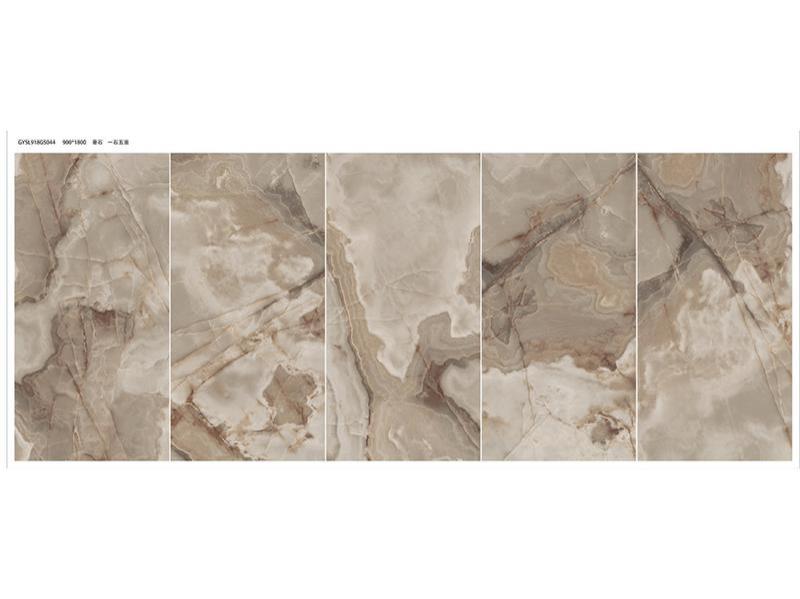 GYSL918GS044一石五面暗棕玉