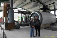 秘鲁间歇式废轮胎裂解设备