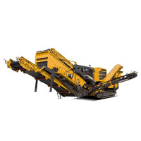 移动反击式破碎站