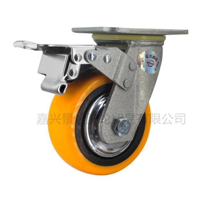 重型PU-聚氨酯万向轮-8-