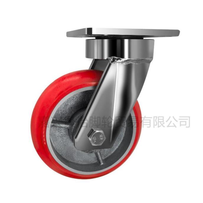 重型铁芯聚氨酯-PU万向轮-2-
