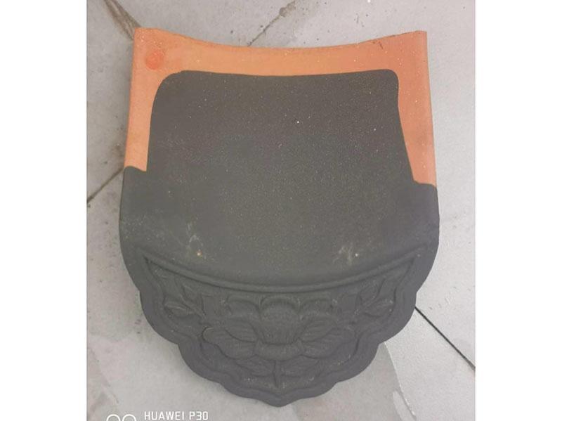 陶土琉璃滴水无光灰色