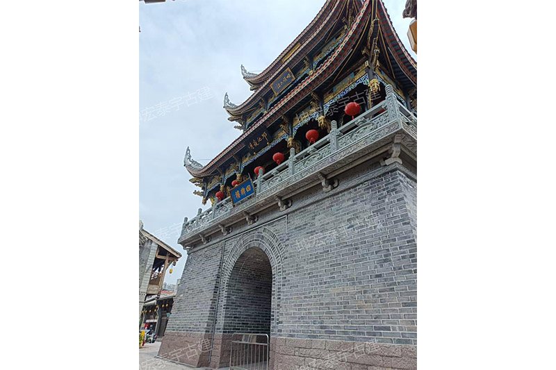 青砖城楼效果实拍