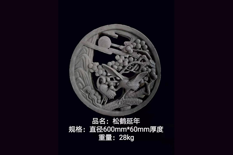 600镂空松鹤延年花窗