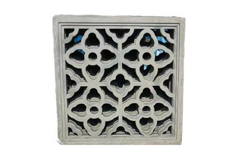 镂空四叶草砖雕