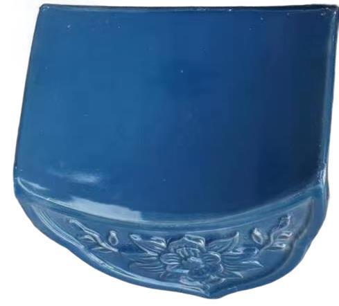 孔蓝色手工滴水