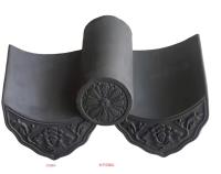 草花瓦头兰花滴水