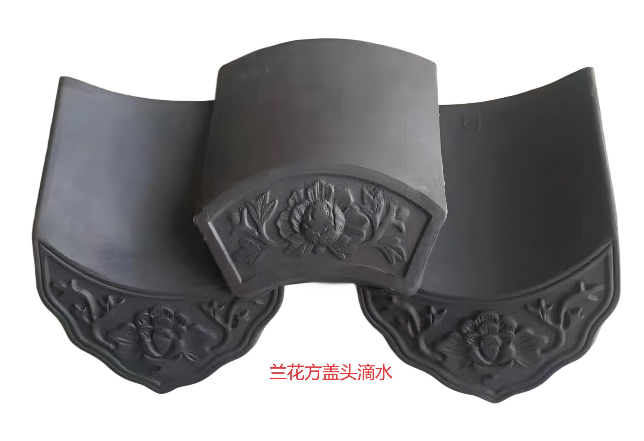 兰花方盖头滴水