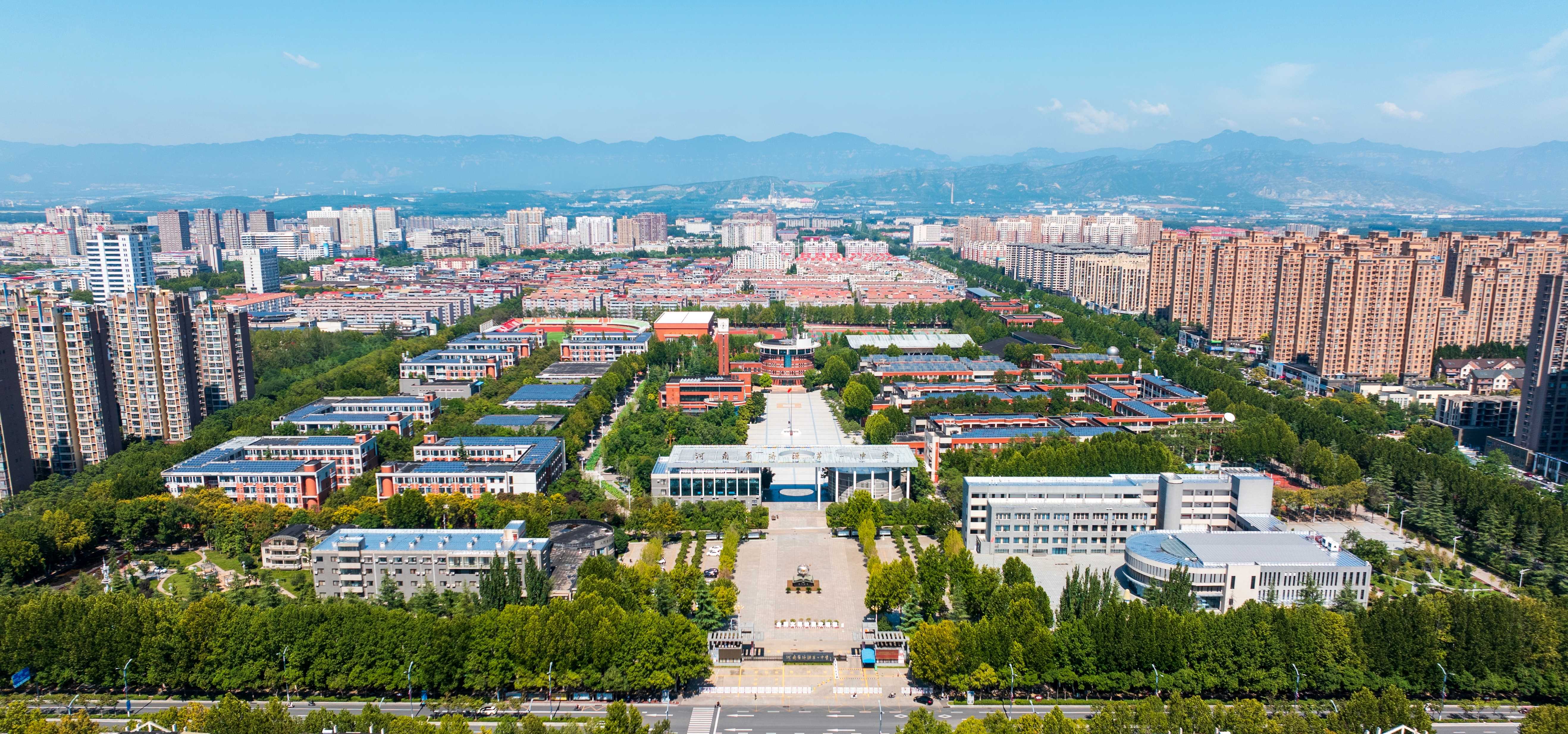 济源大道校区鸟瞰