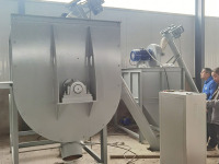 卧式饲料粉碎混合机组