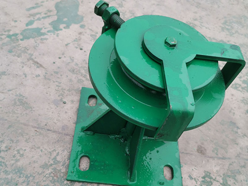 双轴承膨胀螺丝防脱绳转角轮