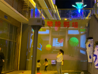 1音乐墙：该系统使用感应摄像头，通过投