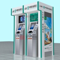 农业银行大堂式ATM防护罩银亭