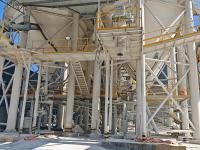 石膏成品下料口、吨包机