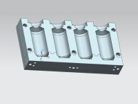 洁厕王瓶模具设计图