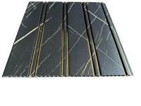 墙板-黑色带金线格栅