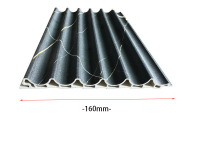 墙板-黑色飘带格栅主图