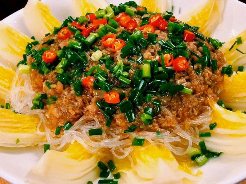 蒜蓉粉丝娃娃菜