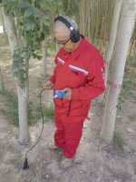 格尔木炼油厂测漏现场