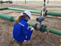 青海油田采油一厂水平衡测试现场